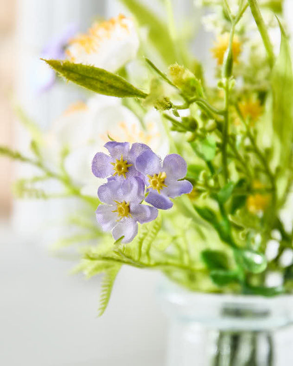 Dibor Buttercup Floral Spring Houseplant In Bottle Vase