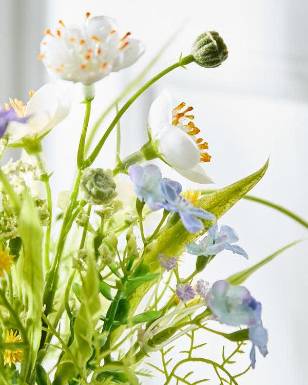 Dibor Buttercup Floral Spring Houseplant In Bottle Vase