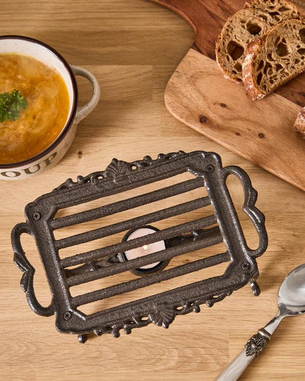 Dibor Cast Iron Hot Plate With Single Tealight Holder
