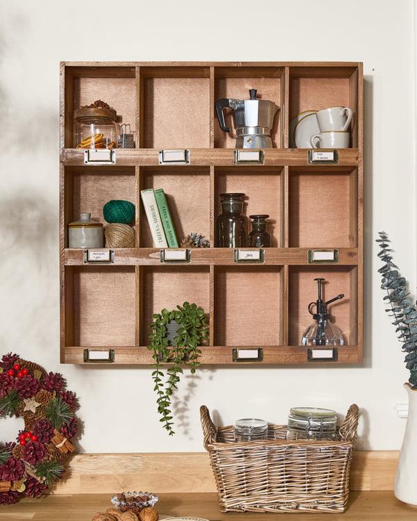 Dibor 12 Compartment Wall Storage Unit