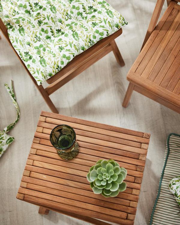 Dibor 3 Piece Wooden Garden Bistro Set