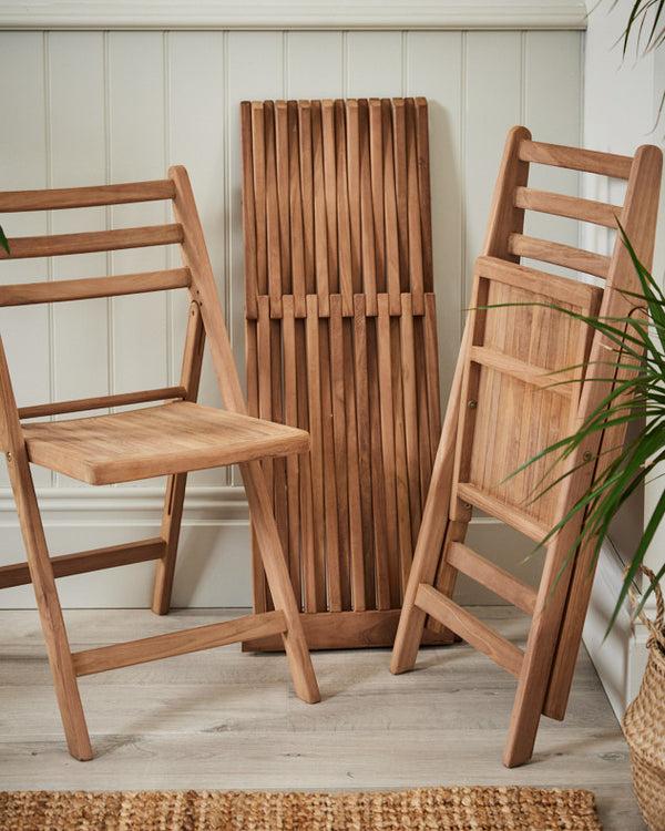 Dibor 3 Piece Wooden Garden Bistro Set