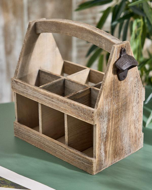 Dibor 6 Bottle Wooden Beer Crate