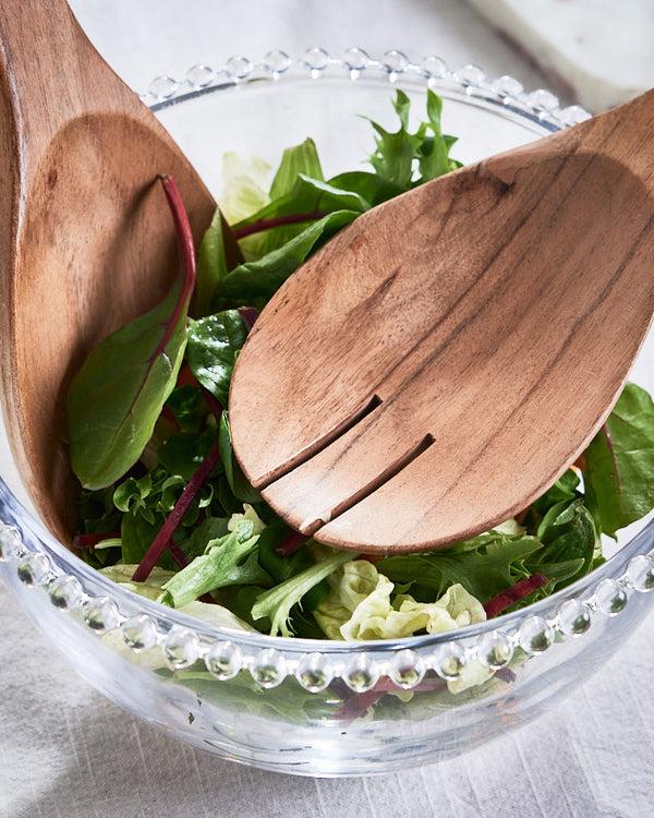 Dibor Acacia Wood Salad Servers