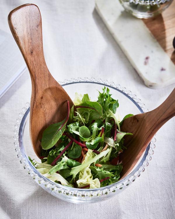 Dibor Acacia Wood Salad Servers