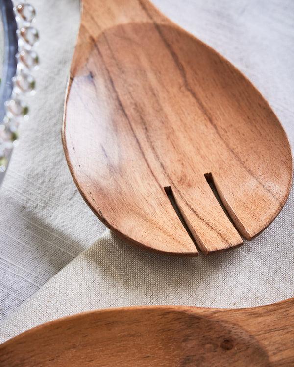 Dibor Acacia Wood Salad Servers