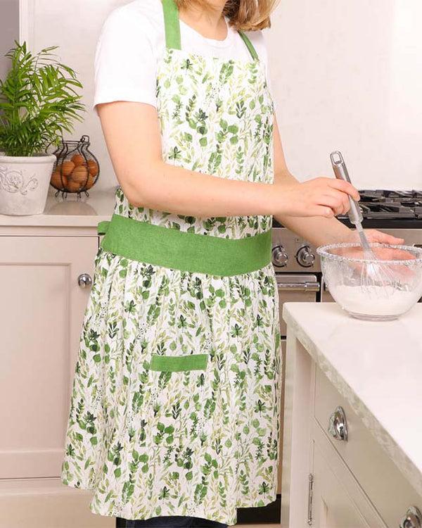 dibor Adult Botanical Kitchen Pinny Apron
