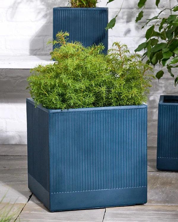 Dibor Agri Blue Ribbed Planter Collection