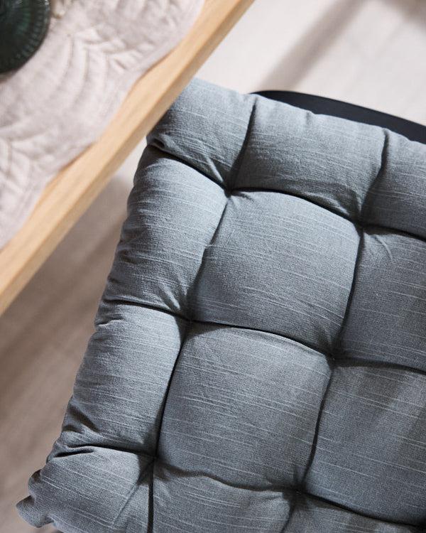 Dibor Alassio Blue Seat Pad With Ties