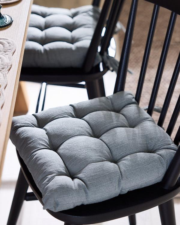 dibor Alassio Blue Seat Pad with Ties