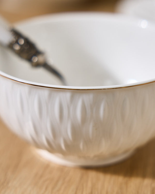 Dibor Albi White Ceramic Bowl