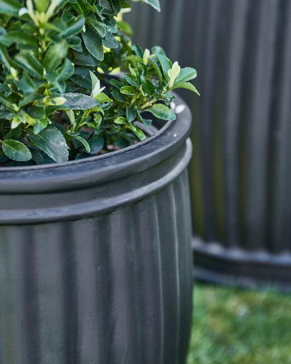Dibor Almada Set Of 4 Ribbed Planters