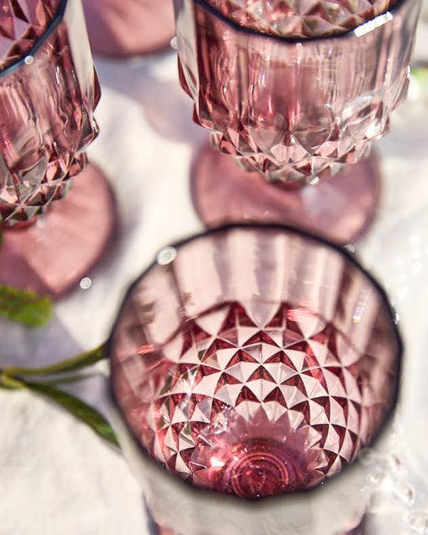 Dibor Amethyst Diamond Wine Goblet