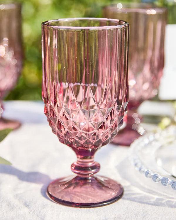 Dibor Amethyst Diamond Wine Goblet