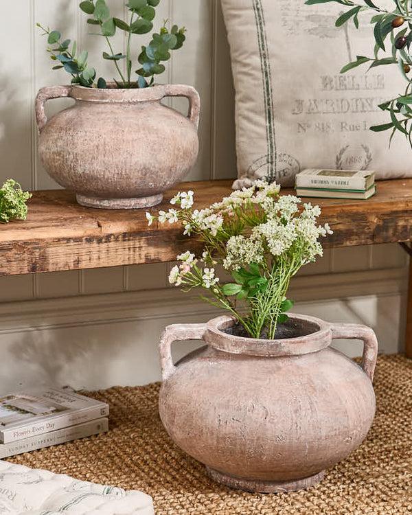 dibor Antique Style Brown Pelike Vase