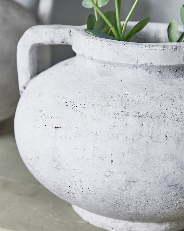 Dibor Antique Style Grey Pelike Vase