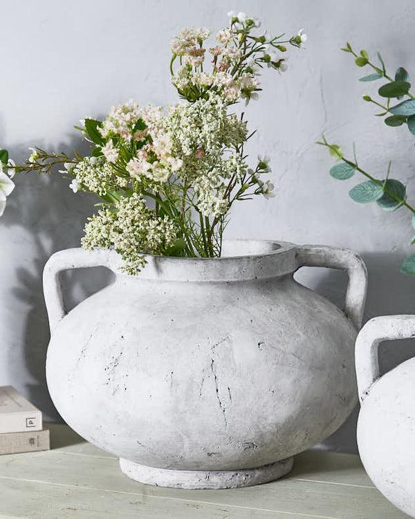Dibor Antique Style Grey Pelike Vase