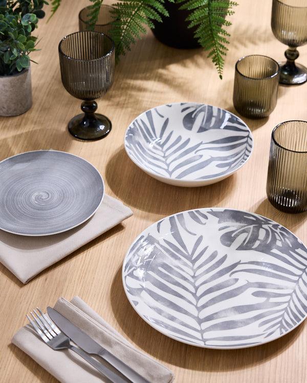 dibor Aruba 18 Piece Botanical Dinner Service