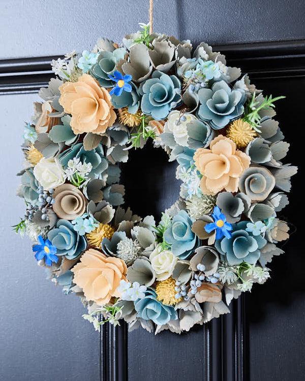 Dibor Ashbourne Floral Wreath 35cm