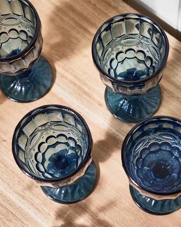 Dibor Aurielle Blue Wine Goblet