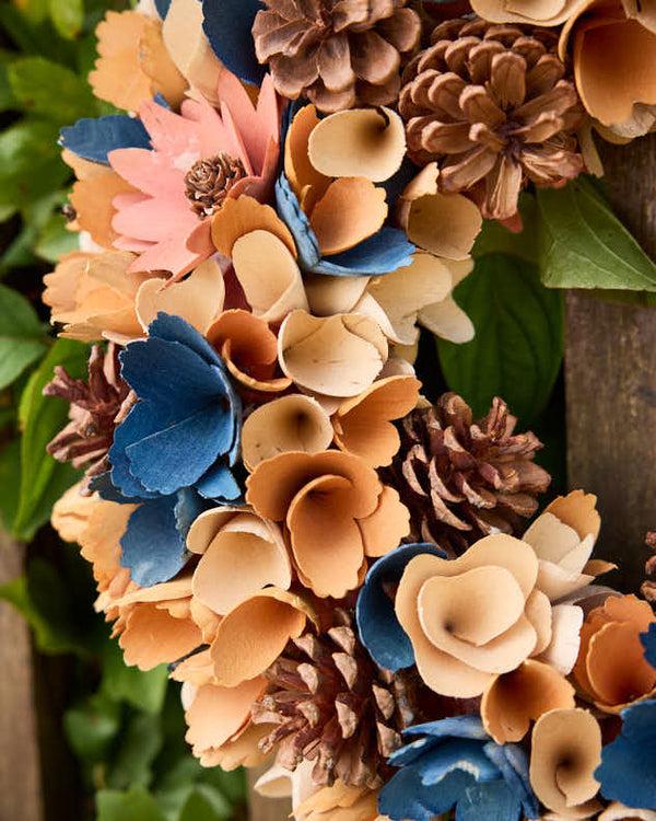 Dibor Autumn Floral Door Wreath 32cm