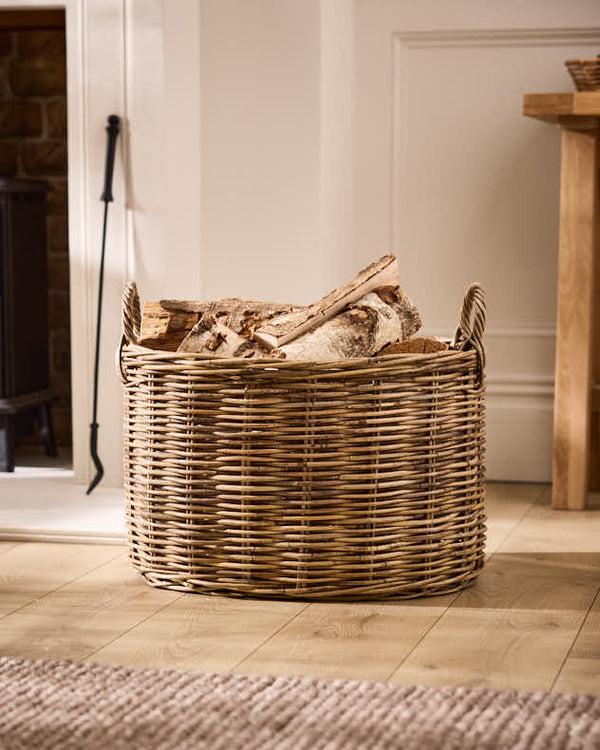 Dibor Azara Premium Oval Log Basket