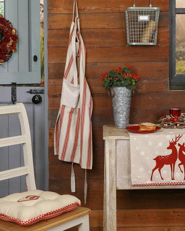 Dibor Bakers Stripe Kitchen Apron