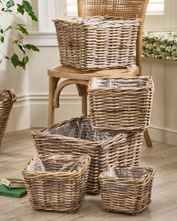 Dibor Bala Square Lined Baskets