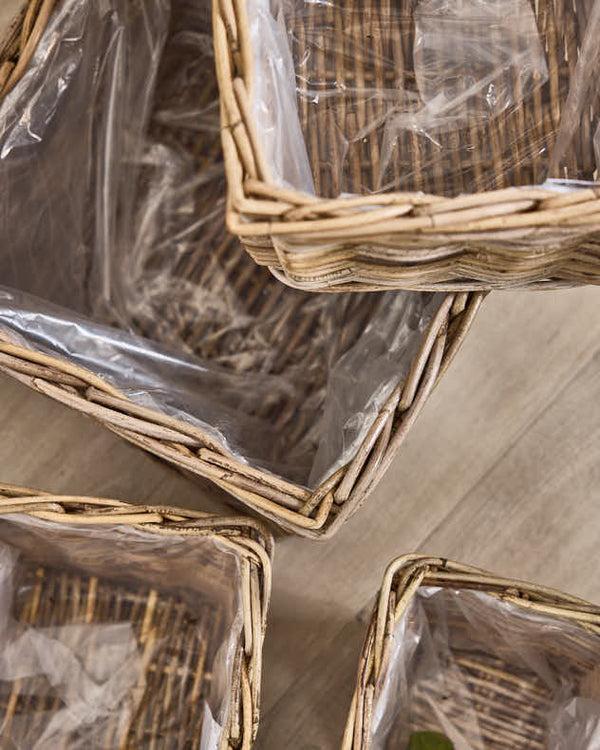 Dibor Bala Square Lined Baskets