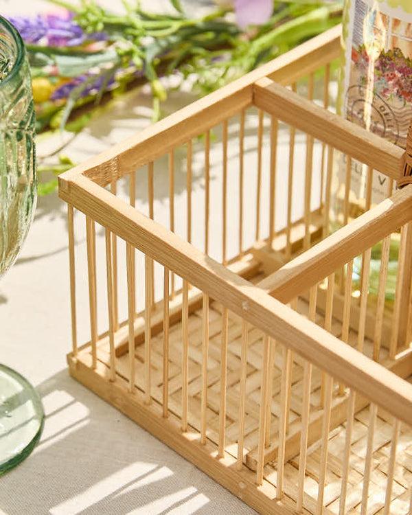 Dibor Bamboo Cutlery Caddy