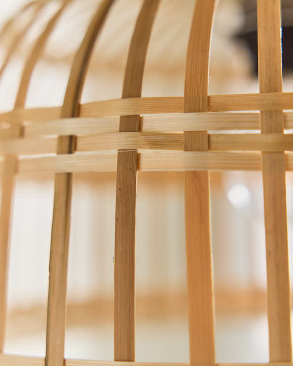 Dibor Bamboo Dome Ceiling Light Shade