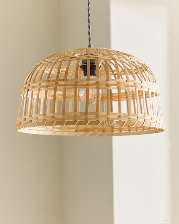 dibor Bamboo Dome Ceiling Light Shade