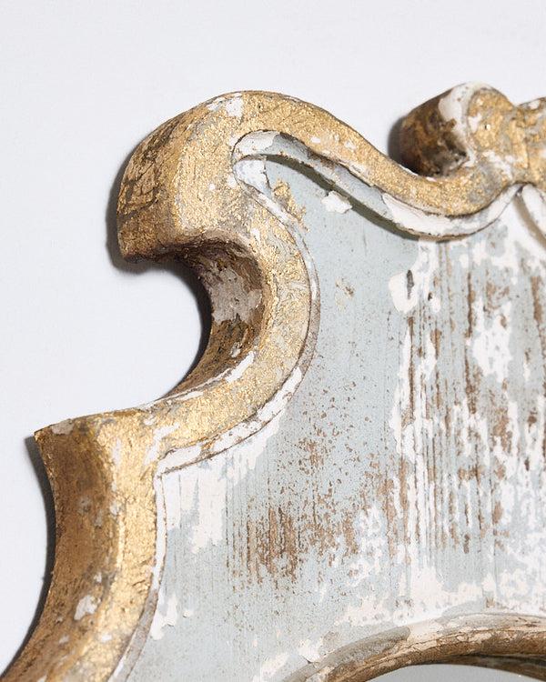 Dibor Barfleur Vintage Wood Wall Mirror