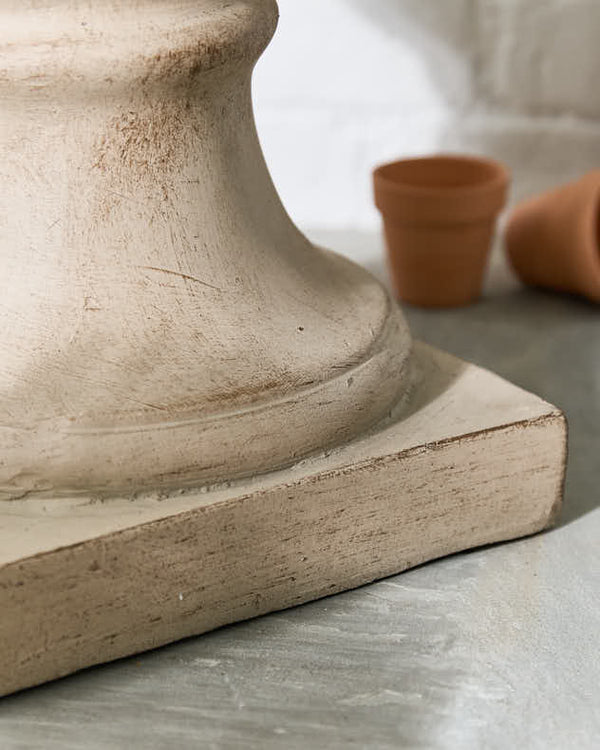 Dibor Beige Footed Urn Planter