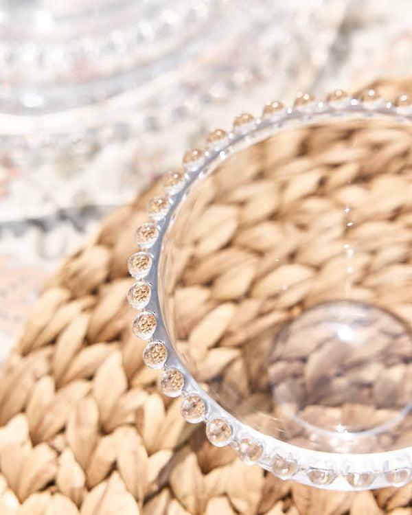 Dibor Bella Perle Beaded Glass Bowl