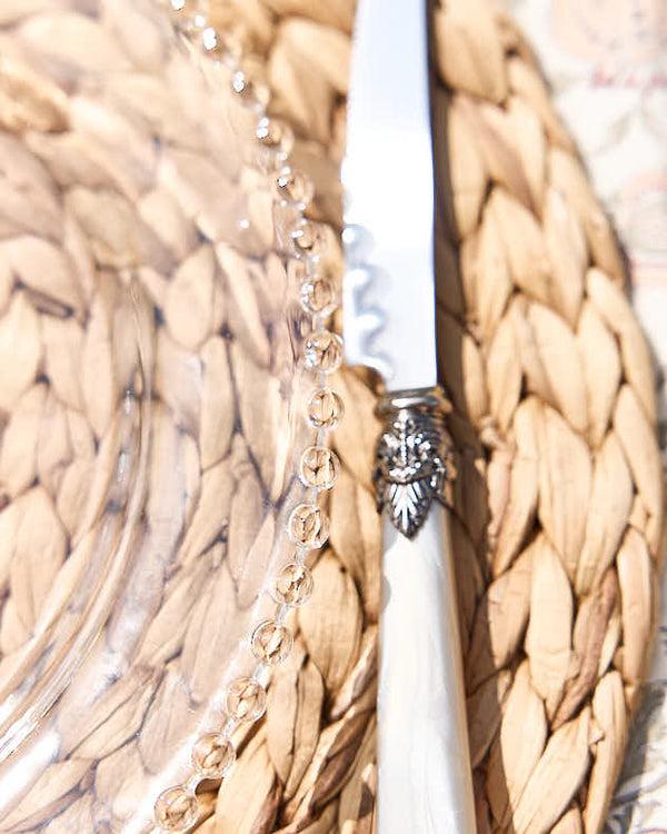 Dibor Bella Perle Beaded Glass Side Plate