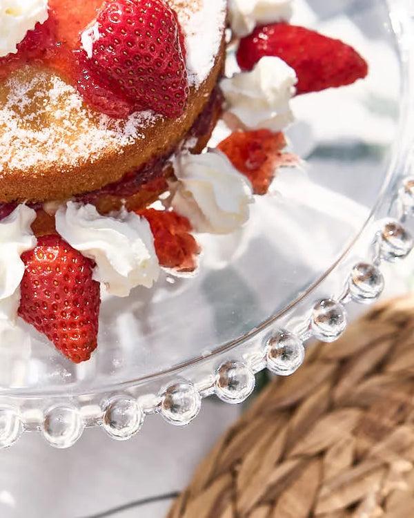 Dibor Bella Perle Glass Cake Stand