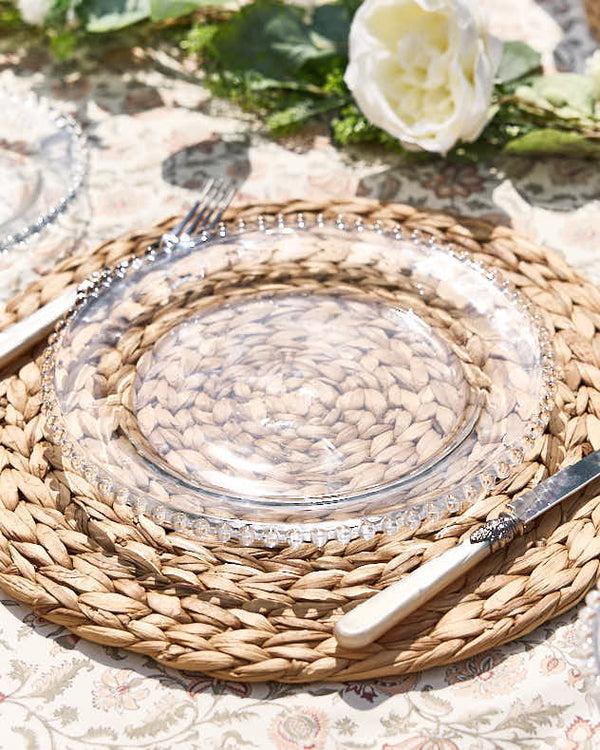 dibor Bella Perle Glass Dinner Plate