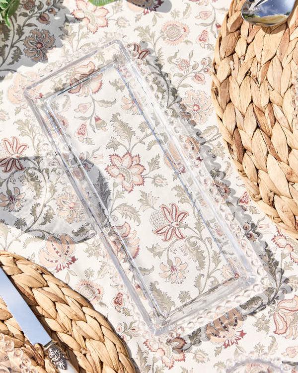 Dibor Bella Perle Glass Serving Platter