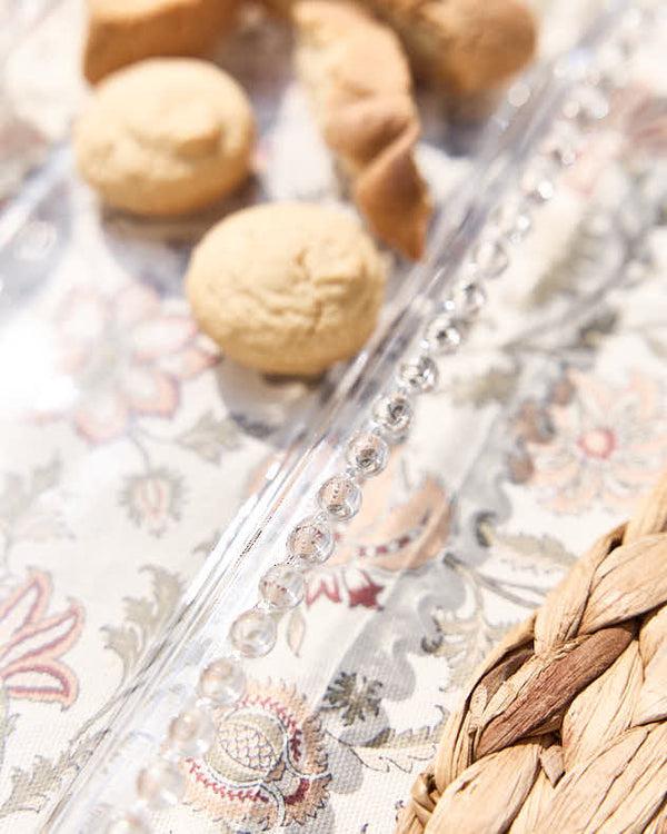 Dibor Bella Perle Glass Serving Platter