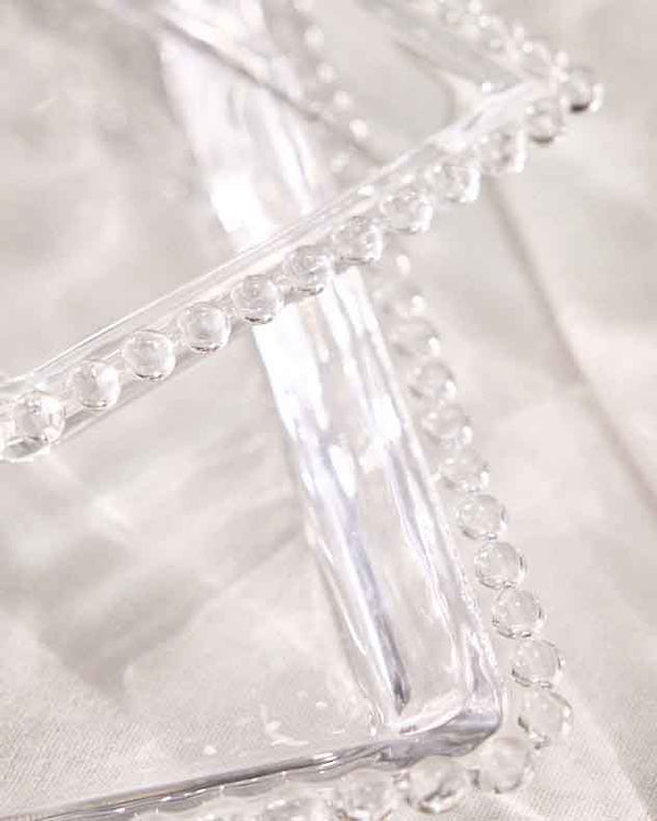 Dibor Bella Perle Glass Serving Platter