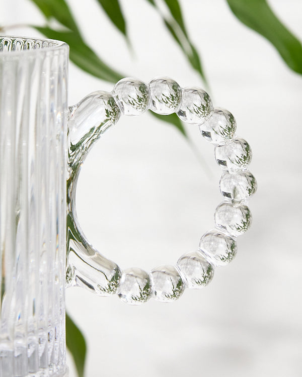 Dibor Bella Perle Ribbed Glass Mug