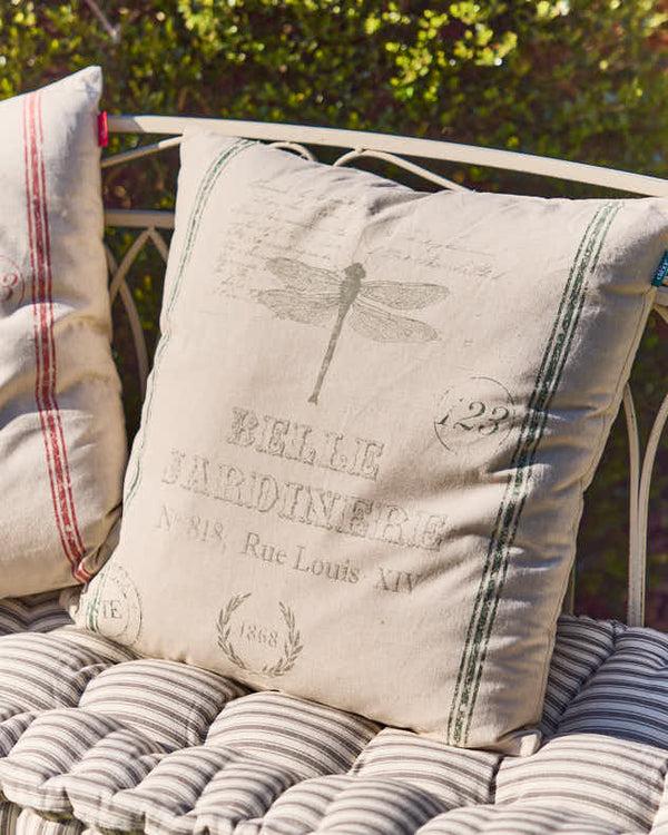 dibor Belle Jardinere Green Garden Cushion