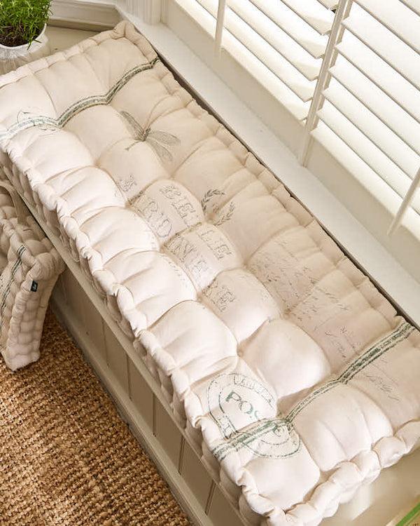 Dibor Belle Jardinere Green Indoor Bench Cushion