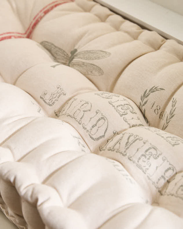 Dibor Belle Jardinere Red Indoor Bench Cushion