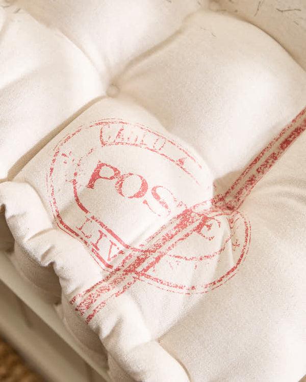 Dibor Belle Jardinere Red Indoor Bench Cushion