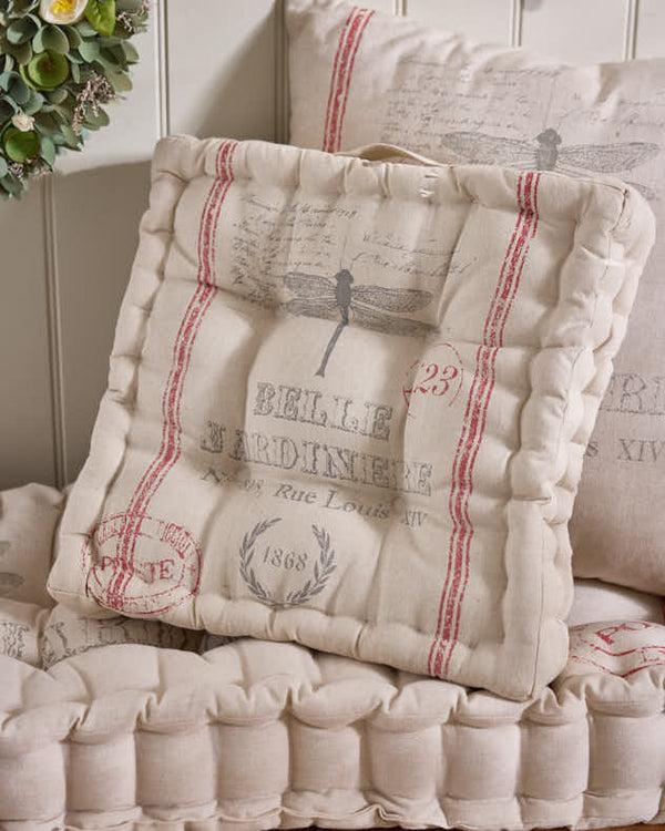 Dibor Belle Jardinere Red Indoor Cushions