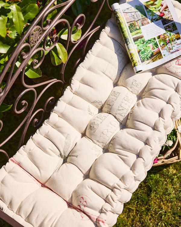 Dibor Belle Jardinere Red Outdoor Bench Cushion