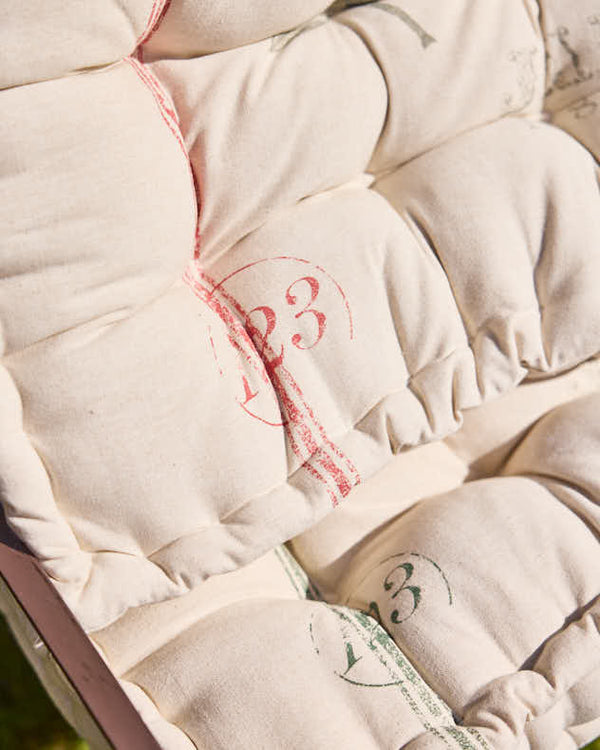 Dibor Belle Jardinere Red Outdoor Bench Cushion