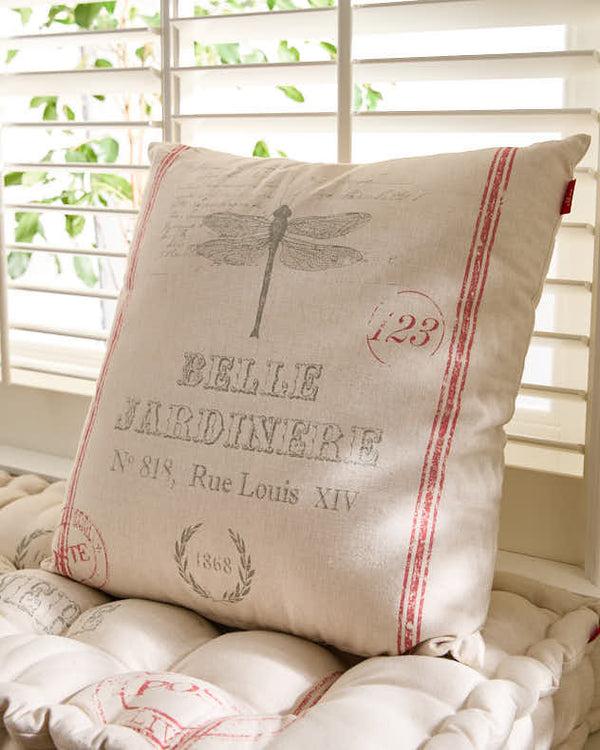 dibor Belle Jardinere Red Scatter Cushion